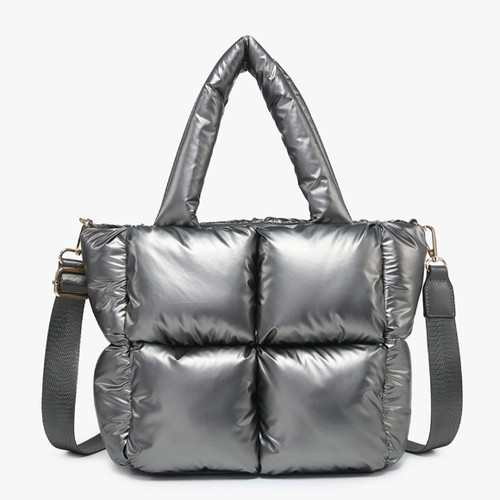 Jen & Co Brittany Puffer Tote/Satchel Brigettes Boutique