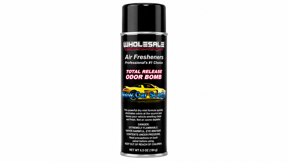 NEW CAR SCENT ODOR BOMB 6.5 OZ CAN