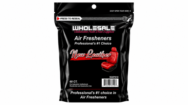 NEW LEATHER Air Freshener Pads (60-pack)