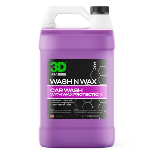 3D WASH N WAX 1 GAL