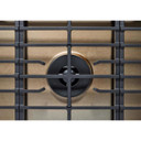Kitchenaid® Gas-on-Metal Cooktop with 5 Versatile Burners and Edge-to-Edge Cast-Iron Grates KCGK336SSS