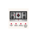 Kitchenaid® Gas-on-Metal Cooktop with an Integrated Wok Grate and CookShield™ Finish KCGK736SSS