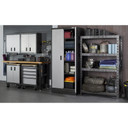 Gladiator® 6' (182.9 cm) Wide Adjustable Height Hardwood Workbench GAWB06HWEG