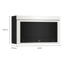 Kitchenaid® Multifunction Over-the-Range Microwave Oven with Flush Built-In Design YKMMF530PPL