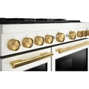 KitchenAid® 48-Inch 6 Burner Commercial-Style Dual Fuel Range with Griddle KFDD948SPL