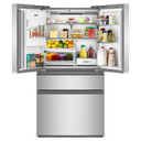Whirlpool® 36-inch True Counter Depth 4-Door French Door Refrigerator with Nugget Ice - 22 cu. ft. WRMC7436TZ