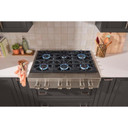 KitchenAid® 36-inch 6-Burner Gas Commercial-Style Rangetop KCGK936TSS