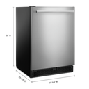 Whirlpool® 24-inch Wide Undercounter Refrigerator with Towel Bar Handle - 5.1 cu. ft. WUR35X24HZ