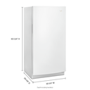 Whirlpool® 16 cu. ft. Upright Freezer with LED Lighting WZF34X16DW