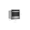 Maytag® 30-inch Single Wall Oven with Air Fry and Basket - 5.0 cu. ft. MOES6030LZ