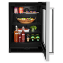 Kitchenaid® 24 Undercounter Refrigerator with Glass Door KURR214KSB
