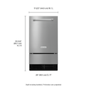 KitchenAid® 18'' Automatic Ice Maker with PrintShield™ Finish KUID508HPS