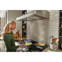 KitchenAid® 36'' Smart Commercial-Style Dual Fuel Range with 6 Burners KFDC506JPA