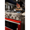 KitchenAid® 36'' Smart Commercial-Style Dual Fuel Range with 6 Burners KFDC506JPA