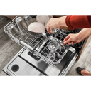 Kitchenaid® 44 dBA Dishwasher in PrintShield™ Finish with FreeFlex™ Third Rack KDFM404KBS