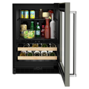 Kitchenaid® 24 Panel-Ready Beverage Center with Wood-Front Racks KUBR214KPA