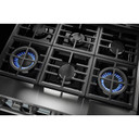 KitchenAid® 36'' Smart Commercial-Style Dual Fuel Range with 6 Burners KFDC506JMB