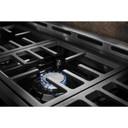 KitchenAid® 36'' Smart Commercial-Style Gas Range with 6 Burners KFGC506JSS