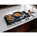 Kitchenaid® 36 5-Burner Gas Cooktop with Griddle KCGS956ESS