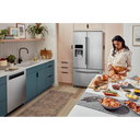 Kitchenaid® 26.8 Cu. Ft. Standard-Depth French Door Refrigerator with Exterior Ice and Water Dispenser KRFF577KPS