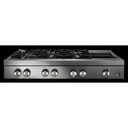 Jennair® 48" RISE™ Gas Professional-Style Rangetop with Chrome-Infused Griddle JGCP548HL