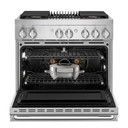 Jennair® 36" NOIR™ Dual-Fuel Professional-Style Range JDRP636HM