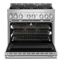 Jennair® 36" NOIR™ Gas Professional-Style Range JGRP436HM
