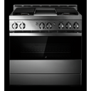 Jennair® 36 NOIR™ Gas Professional-Style Range with Chrome-Infused Griddle JGRP536HM