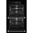 Jennair® NOIR™ 30" Double Wall Oven with V2™ Vertical Dual-Fan Convection System JJW3830LM