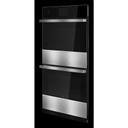 Jennair® NOIR™ 30" Double Wall Oven with V2™ Vertical Dual-Fan Convection System JJW3830LM