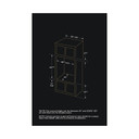 Jennair® NOIR™ 30" Double Wall Oven with V2™ Vertical Dual-Fan Convection System JJW3830LM