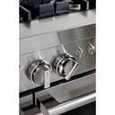 Jennair® 48" RISE™ Dual-Fuel Professional-Style Range with Chrome-Infused Griddle JDRP548HL