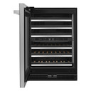 Jennair® NOIR™ 24" Built-In Undercounter Wine Cellar, Left Swing JUWFL242HM