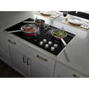 Jennair® Euro-Style 36 JX3™ Electric Downdraft Cooktop JED3536GS