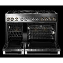 Jennair® RISE™ 48" Dual-Fuel Professional Range with Gas Grill JDRP648HL