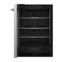 Jennair® RISE™ 24"  Under Counter Glass Door Refrigerator, Left Swing JUGFL242HL