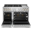 Jennair® 48" RISE™ Gas Professional-Style Range with Chrome-Infused Griddle JGRP548HL