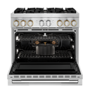 Jennair® RISE™ 36 Dual-Fuel Professional Range JDRP436HL