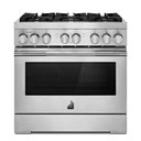 Jennair® 36" RISE™ Dual-Fuel Professional-Style Range JDRP436HL