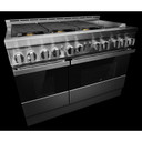 Jennair® 48" NOIR™ Gas Professional-Style Range with Chrome-Infused Griddle JGRP548HM