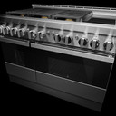 Jennair® 48" NOIR™ Gas Professional-Style Range with Chrome-Infused Griddle JGRP548HM