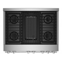 Jennair® 36" NOIR™ Gas Professional-Style Range with Infrared Grill JGRP636HM