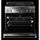 Jennair® NOIR™ 36 Gas Professional-Style Range with Grill JGRP636HM