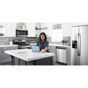 Amana® 33-inch Side-by-Side Refrigerator with Dual Pad External Ice and Water Dispenser ASI2175GRS