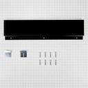 6” (15.2 cm) Slide-in Range Backsplash, Black W10655449