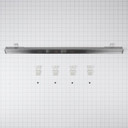27" (68.6 cm) Warming Drawer Heat Deflector, Stainless Steel W10536338