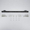 30" Wall Range Flush Installation Trim Kit, Black W10752688