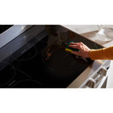 Whirlpool® 30-inch Smart Electric Range with Air Cooking Technology, WipeClean™ Coating, Steam/Self Cleaning, Rapid Preheat 5.3 CuFt Capacity YWFES7530RW