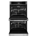 Jennair® RISE™ Double Wall Oven with MultiMode® True Convection with Smooth Glide Flat-Tine Racks JOEDC530RL