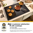 Whirlpool® 30" Intelligent Induction Cooktop with Temp Cook™ Technology and WipeClean™ Coating WCIT7530SB